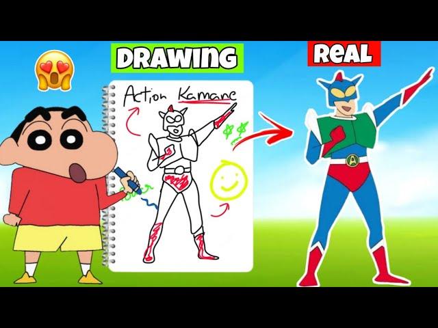 Draw Became Real Nobita Enjoy With his friends | Shinchan And Nobita Game | Funny Game