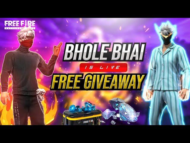 Free Fire Live Giveaway || Free Fire Max Live Stream || Free Fire Live Guild Test