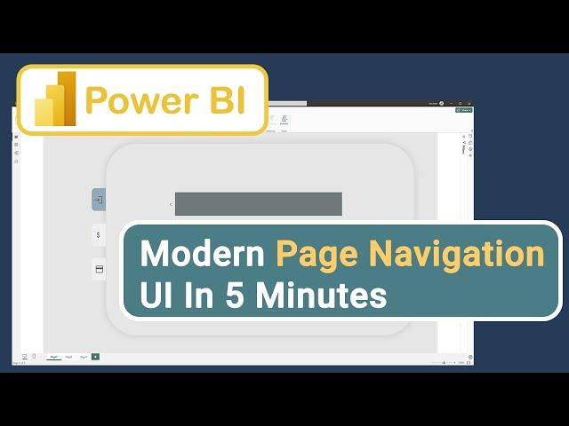 Add A Modern Page Navigation UI In 5 Minutes In Power BI