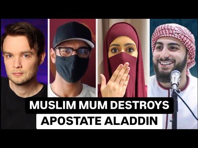 The Muslim Mum Rips Apostate Aladdin & Ex Christian Drew For Att@cking Her & The Muslim Lantern