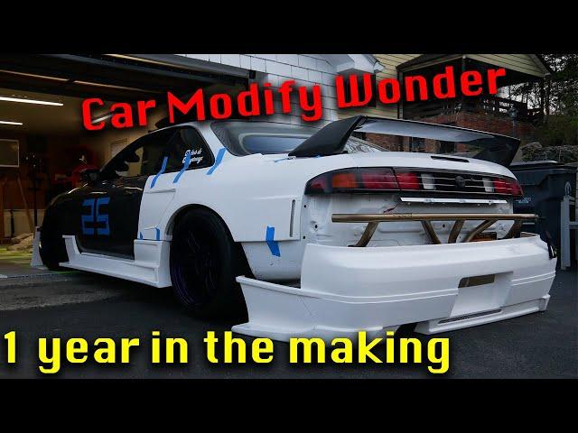 Car modify wonder glare body kit-- finally delivered! | 240sx s14 rb25det