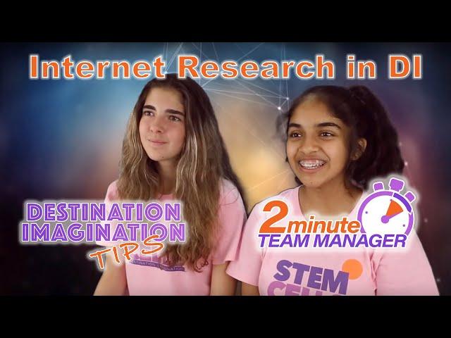 Video 620: Advice for Internet Research in Destination Imagination