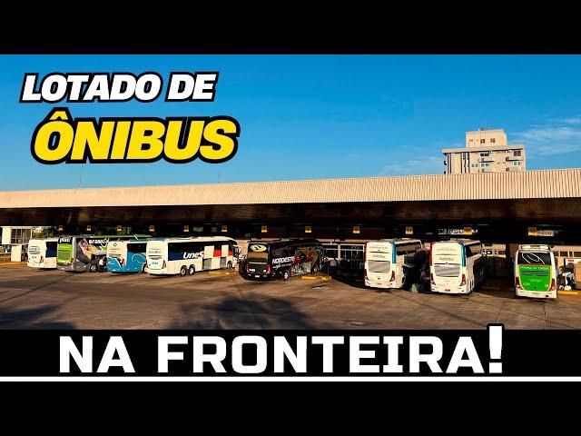 ÔNIBUS NOVOS E CLÁSSICOS RODOVIÁRIA INTERNACIONAL DE FOZ DO IGUAÇU | MOVIMENTO DE ÔNIBUS