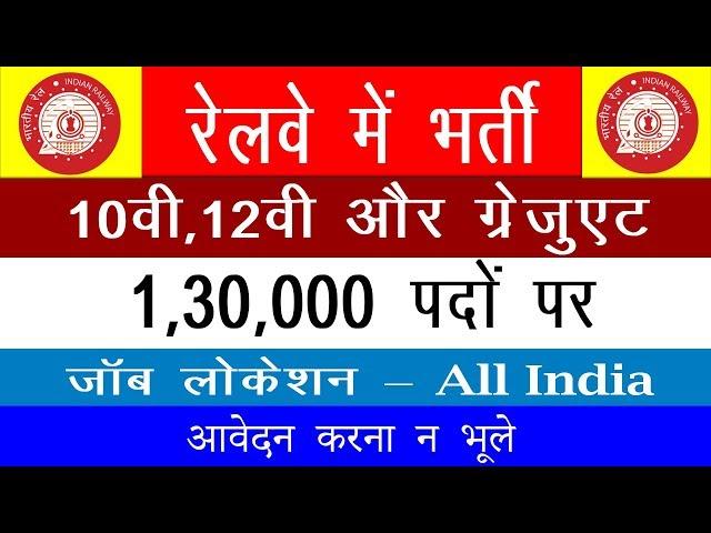 Railway New Vacancy | Railway New Vacancy 2019 | सरकारी रिजल्ट 2019 | Sarkari Result 2019