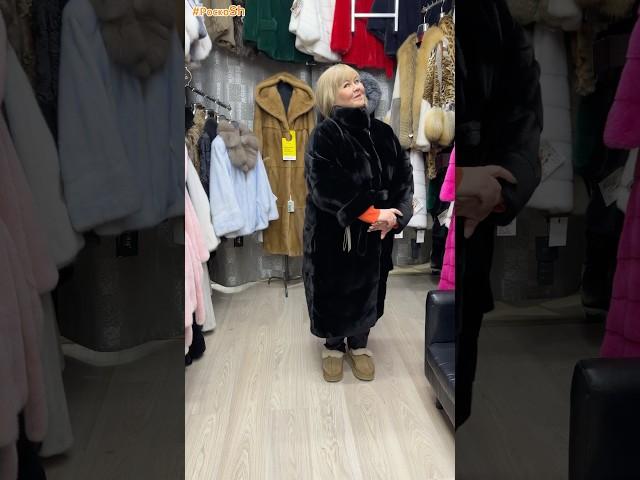 Классические шубы из меха норки Больших размеров