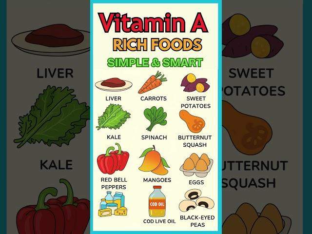 VITAMIN A RICH Foods YOU Need to Try! Senior Health