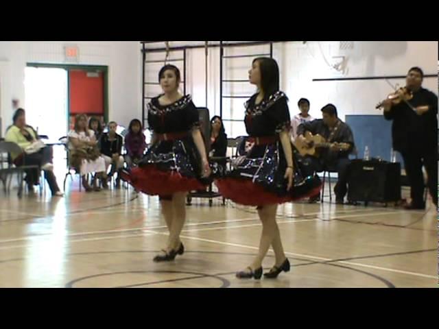 The Genaille Girls doing the Red River Jig - Asham Stompers