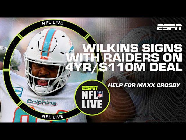 Christian Wilkins' NASTY EDGE personifies the Las Vegas Raiders! - Mina Kimes | NFL Live