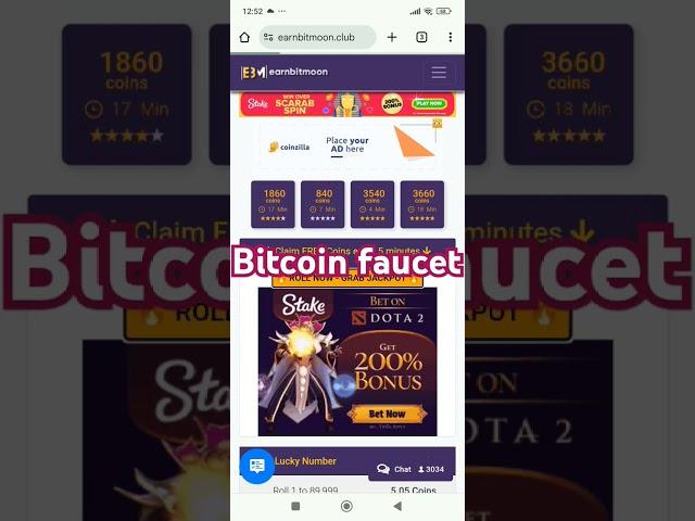 Bitcoin faucet, free claim every 5 minutes. Unlimited. Withdraw on #faucetpay or crypto wallet