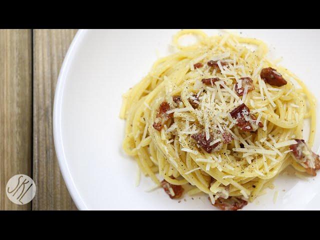 1 Minute Recipe | Easy Carbonara