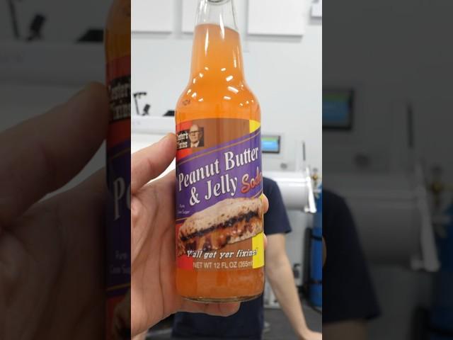 Tasting peanut butter and jelly soda