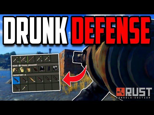 Online Raid Defense While DRUNK... - RUST CONSOLE PVP (PS5)