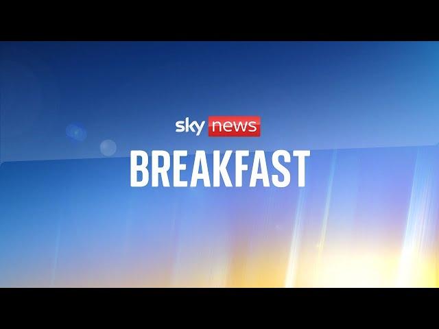 Watch Sky News Breakfast: Hurricane Milton hits Florida with winds of more than 100 mph