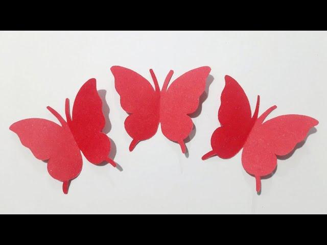 Easy Paper Butterfly Making Idea | How To Make Butterfly | Paper Butterfly Making Craft