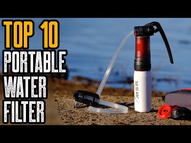 TOP 10 BEST WATER FILTERS FOR BACKPACKING & SURVIVAL