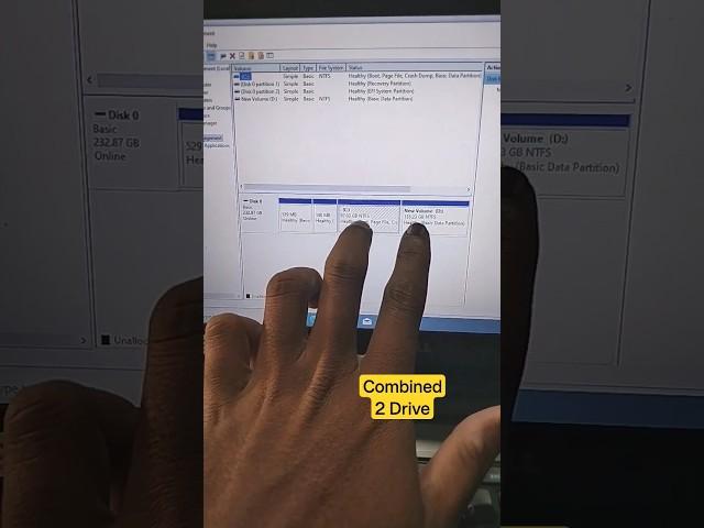 Combine Hard Drive Partitions in Windows 10 | How to Combine Hard Drive/Ssd Partition#macnitesh#HDD