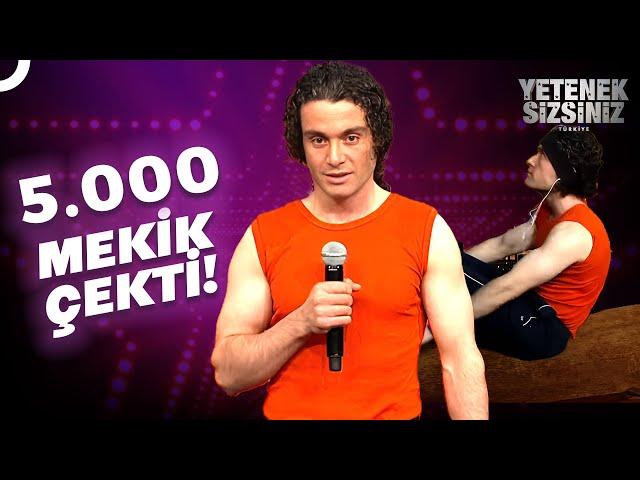 5.000 Mekik Çekerek Rekor Kıran Yarışmacı! | Yetenek Sizsiniz Türkiye