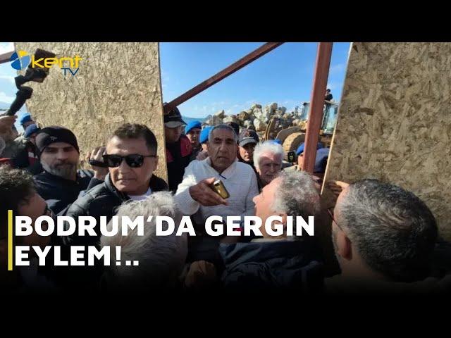 BODRUM’DA GERGİN EYLEM!