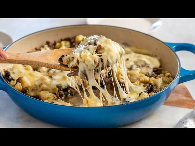 Keto Recipe - Philly Cheesesteak Skillet Meal