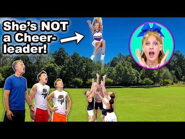 Transforming my kids into cheerleaders! Who will win?