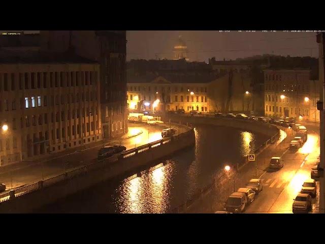 LIVE CAMERA Griboedov Canal St. Petersburg Russia. Канал Грибоедова Санкт-Петербург