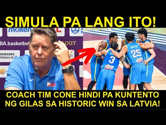 TIM CONE REACTION: HINDI PA KUNTENTO SA PAGTALO SA LATVIA! SIMULA PA LANG ITO!