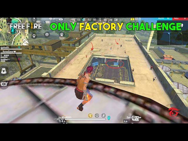 Ajjubhai94 Only Factory Roof Challenge with Factory King Romeo and Desi Gamer - Garena Free Fire