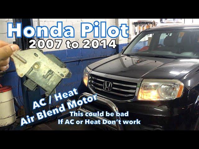 Honda Pilot 2007 to 2014 blend door actuator   AC and Heat Control motor   #noheat #noac