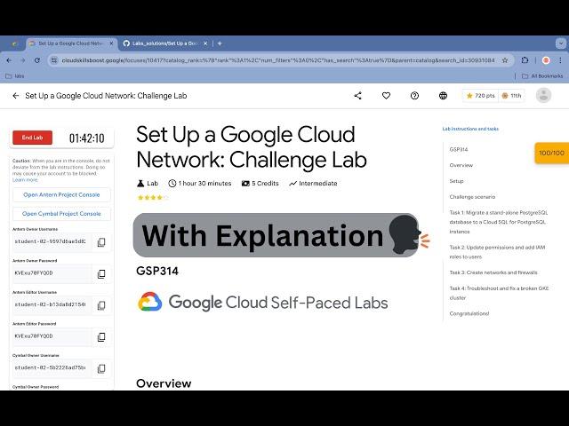 [2024] Set Up a Google Cloud Network: Challenge Lab || #qwiklabs || #GSP314 @quick_lab