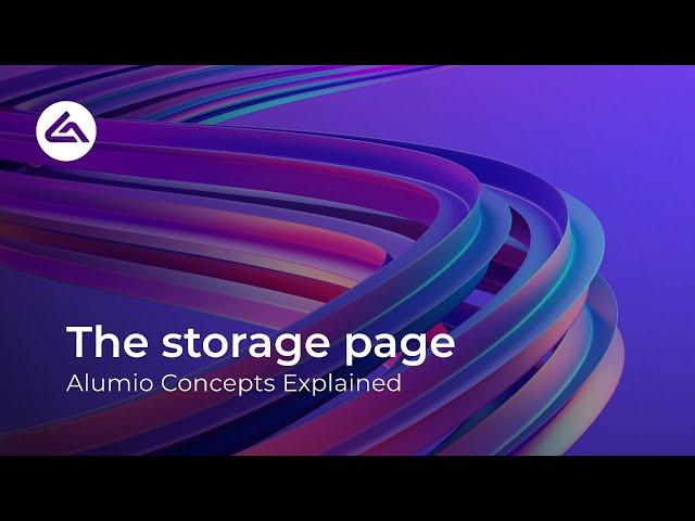 The storage page