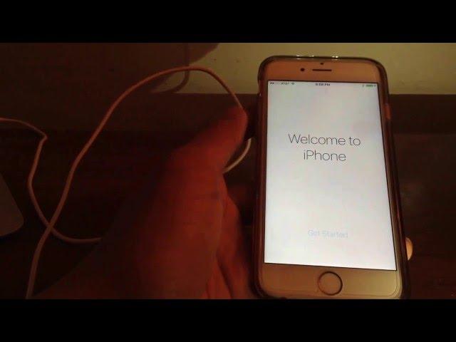 How to reset password on a disabled iPhone/iPad.