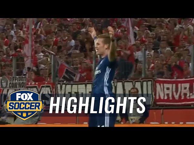 André Hahn scores opening goal for Hamburg | 2017-18 Bundesliga Highlights