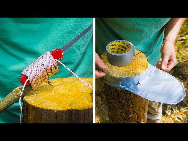 Ultimate Bushcraft Skills and Survival HACKS  in the wilderness