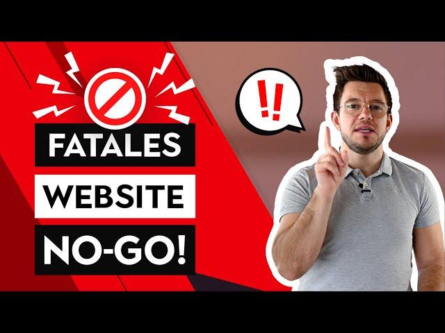 Fatales Website No-Go!