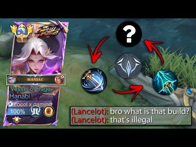 GOLD LANE HANABI IS 100% BROKEN!! NEW BEST BUILD AND EMBLEM FOR 2024! ( MUST TRY! ) Mobile Legends