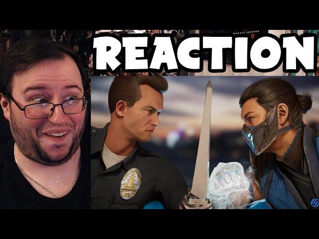 Gor's "Mortal Kombat 1 T-1000 vs Sub-Zero Intro Dialogue" REACTION