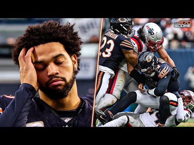 REACTION: Reeling Bears hit rock bottom with 19-3 loss to Patriots | Bears postgame 2024