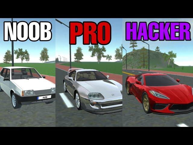 NOOB vs PRO vs HACKER in Car Simulator 2 - Sport Edition