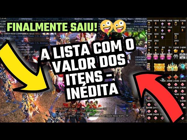 MuAway VALOR DOS ITENS - QUANTO VALE CADA ITEM DENTRO DO GAME !!!