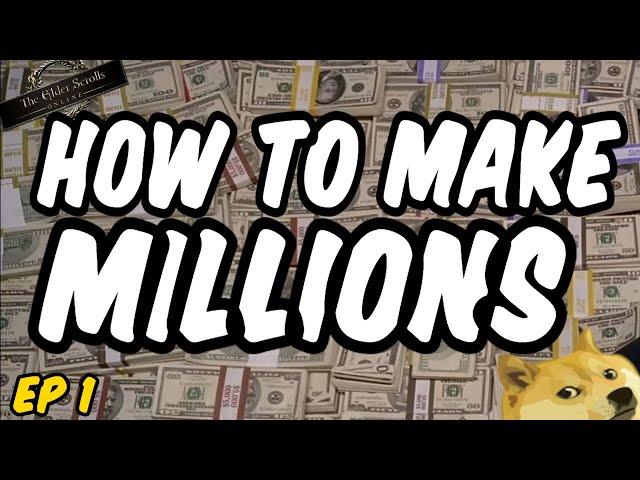 FASTEST and EASIEST way to make MILLIONS of GOLD! 2021 (Elder Scrolls Online Guide)