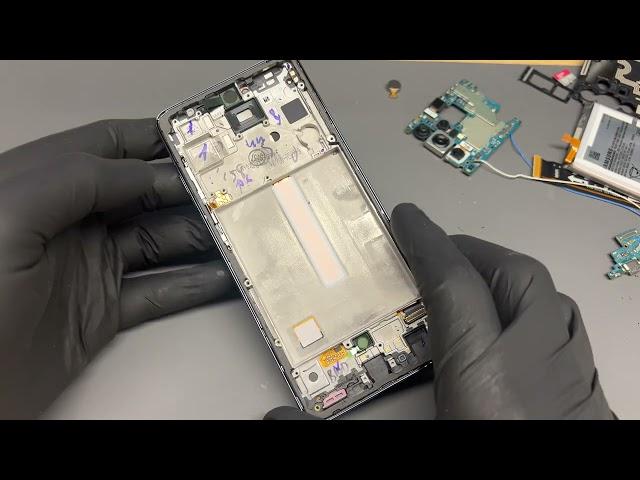 Samsung A52S 5G detailed screen replacement and disassembly