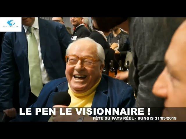 Quand Jean-Marie Le Pen participait à la 3ème Fête du Pays Réel !