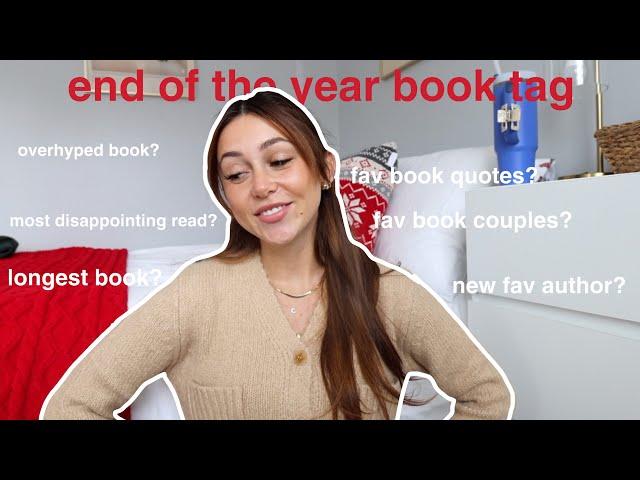 end of year book tag  | bookmas day 12