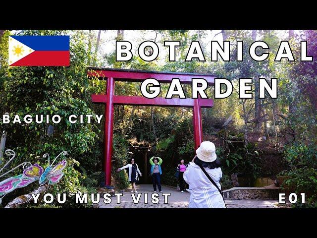 MOST BEAUTIFUL BOTANICAL GARDEN IN THE PHILIPPINES 2024 | BAGUIO BOTANICAL GARDEN TOUR