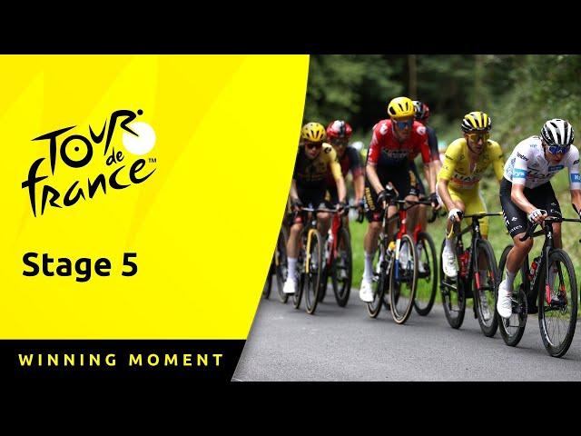 RECORD BROKEN! | Stage 5 Tour de France 2024 Highlights