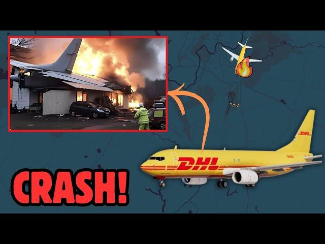 (BREAKING) DHL Aircraft CRASHES in Lithuania KILLING One! (Real ATC Audio)