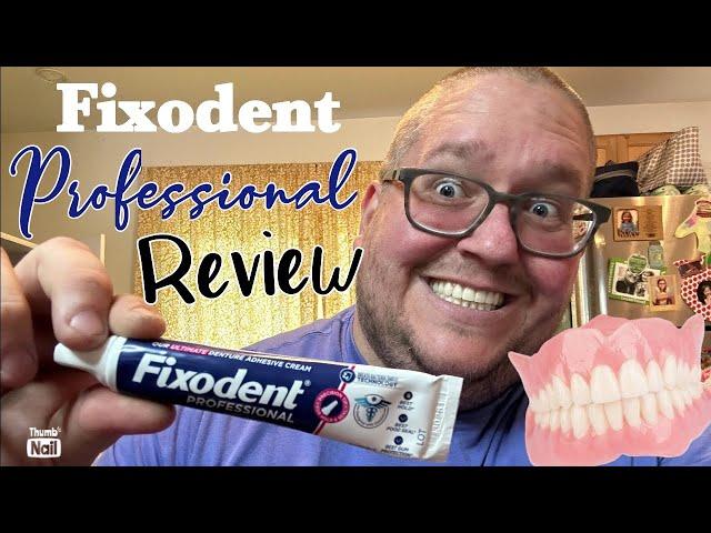 Fixodent Professional denture adhesive, Any good?!?! Product REVIEW!