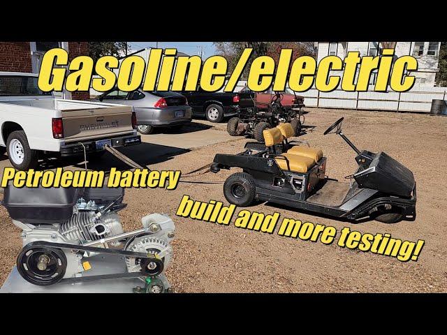 S4 E38. We build a custom throttle and road test the gasoline / electric hybrid petroleum battery