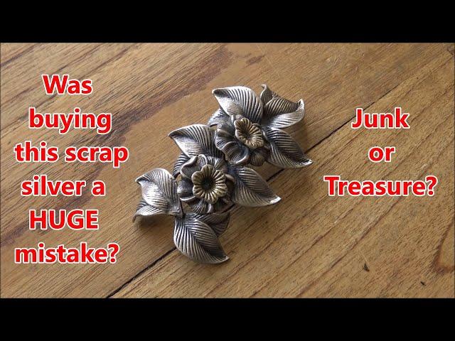 Was buying this Piece of Scrap Silver a HUGE Mistake? Junk or Treasure, you decide!