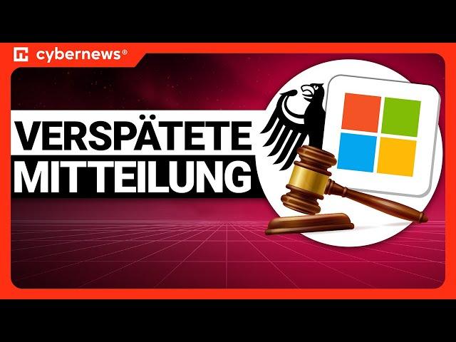 Regierung verklagt Microsoft | Deutsche Cybersecurity News